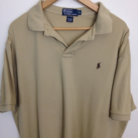 Polo Ralph Lauren Other - POLO RALPH LAUREN Short Sleeve XL Tan Shirt